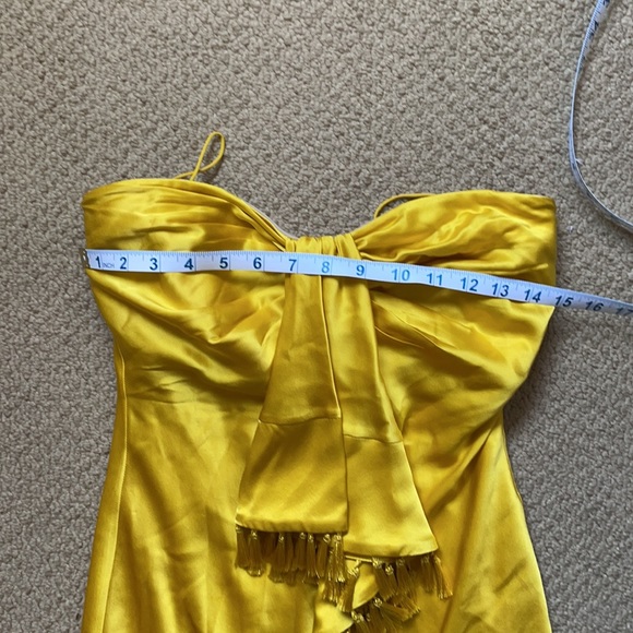 Cinq a sept Elise yellow tassel dress - Picture 6 of 10